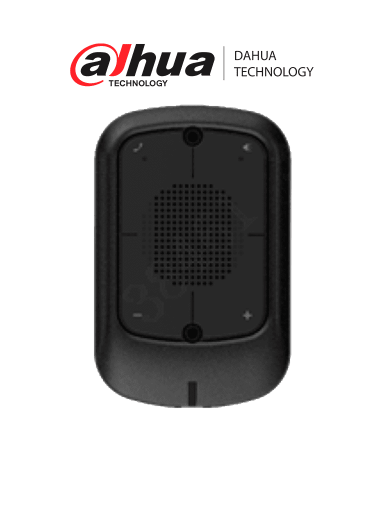DAHUA MP06- Intercomunicador de 2 Vias/ Para DVR y NVR Movil/ 1 Canal de Entrada de Audio/ Altavoz Integrado/ Boton de Emergencia y Charla Bidireccional hacia Mobile Center/ Conector Tipo Aviacion 4 Pines