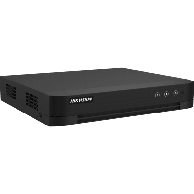 DVR 4 Canales TURBOHD + 2 Canales IP / 5 Megapixel Lite - 3K Lite / Audio Bidireccional  / ACUSENSE (Evista falsas alarmas) / 1 Bahía de Disco Duro / Salida de Video en Full HD