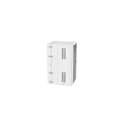 Gabinete PanZone de Montaje en Pared, de 19in, Puerta con Ventana de Seguridad, 26 UR, 762mm de Profundidad, Color Blanco