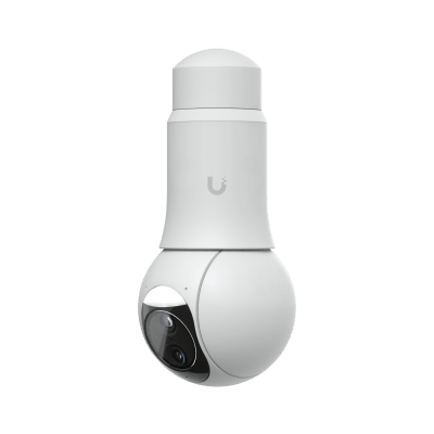 Cámara UniFi Protect G6 PTZ Color Blanco, Doble Lente 4K, Zoom Híbrido 10x, Motor AI Multi-TOPS, Visión Nocturna IR 30m, Audio Bidireccional, Protección IP66, Resistencia al Vandalismo IK04