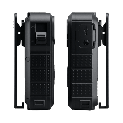 Body Camera para Seguridad, Video Full HD, Descarga de Vídeo automática con estación, Pantalla TFT con indicador de batería y memoria.