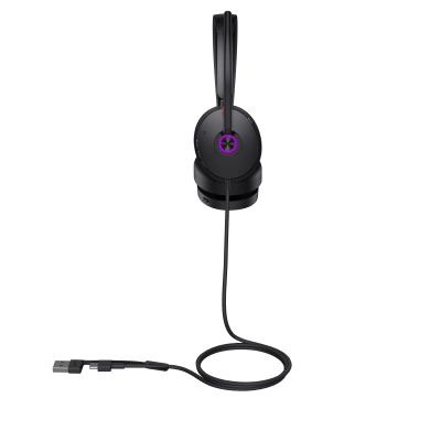 Diadema Yealink UH48 Dual Teams USB-C/A Certificada para Teams y Soporte Multiplataforma UC