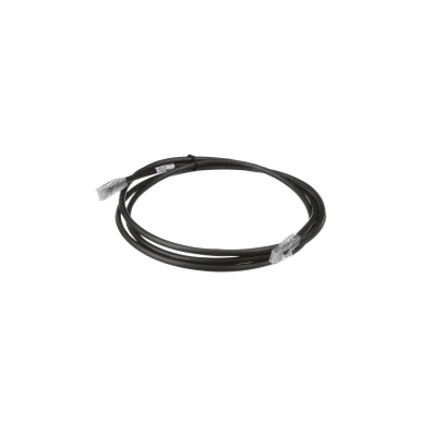 Cable de Parcheo UTP, Cat6A, 24 AWG, CM, Color Negro, 7.92 Metros (26 Pies)