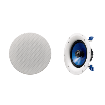 Bocinas de Plafón | 2 Vías | Residenciales | Woofer 8" | 140W | 8 Ohms | Color Blanco | Par