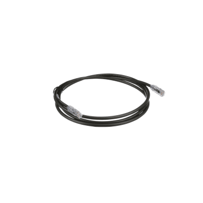 Cable de Parcheo UTP, Cat6A, 24 AWG, CM, Color Negro, 7.92 Metros (26 Pies)