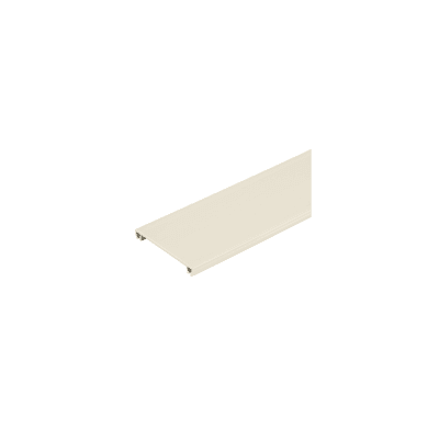 Cubierta para canaleta T-70, de PVC rígido, 70.1 x 9.1 x 1800 mm, Color Blanco Mate