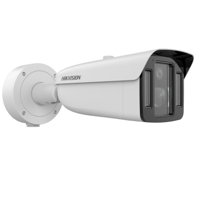 [TandemVu] Bala IP Dual 4 Megapixel (2 Lentes) / Lente Fijo (4 mm / ColorVu) y Lente Mot. (5 a 20 mm / DarkFighter X) / Luz Dual (IR y Luz Blanca) / IP67 / IK10 / Reconocimiento Facial / ACUSENSE / WDR 140 dB / DeepinView / Búsqueda por Atributos