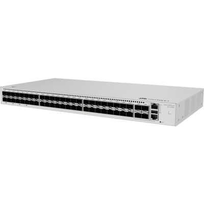 Switch eKit Core/Distribución Administrable Capa 3 / 48 puertos SFP  de 1 Gbps + 4 Puertos SFP+ de 10 Gbps / Soporta iStack / Capacidad de Conmutación de 176 Gbps / Gestión Gratuita desde la Nube / Sin Licenciamiento