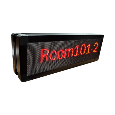 Pantalla LED de Pasillo para Hospital/Asilos, Doble Cara, Matriz 128×32, Indicadores RGB, Para Solución de Enfermería Fanvil