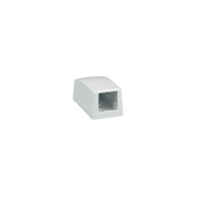 Caja de Montaje en Superficie, Para 1 Módulo Mini-Com, Color Blanco