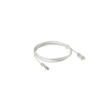 Cable de Parcheo TX6, UTP Cat6, Diámetro Reducido (28AWG), Color Blanco Mate, 4.57 Metros (15 Pies)