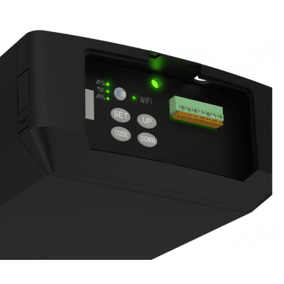 Motor P/ Puertas Garage / 1/2HP / Silencioso  / WIFI / Incluye Riel 3 Mts tipo C / Compatible con Riel tipo T / 2 Controles Inalámbricos Visera / 1 Control Inalámbrico Pared.