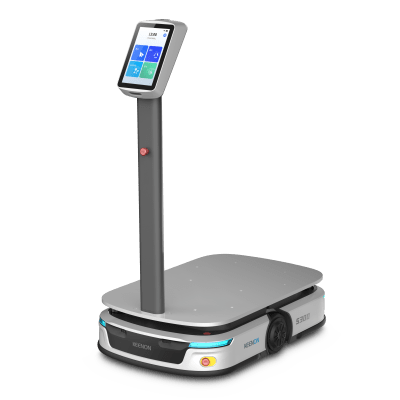 Robot Inteligente de Transporte / Gran Capacidad 300 kg / Autonomía 6 Horas / Navegación Autónoma LiDAR + VSLAM / Plataforma Elevable / Chasis Ultrabajo 23 cm (9.1 in)