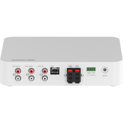 Amplificador | Compatible con Spotify | Bluetooth | 2 Canales | 40 W por Canal | Salida 4-8 Ω x 2 | 100V COM x 2 | 2 Zonas |  Musica Ambiental