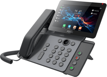 Teléfono IP Empresarial V66 Prime, Pantalla Táctil Color 7 Pulgadas, Audio HD Opus, Video 1080p, Wi-Fi 6, Bluetooth 5.4, 20 Líneas SIP, 6-Way Conference, PoE, Material Antibacterial