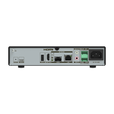 Receptor HDMI / 1080p 60 fps / YUV 444 / POE 802.3at / Dual Ethernet Gigabit + SFP / RS-232/485 / Instalación Rack
