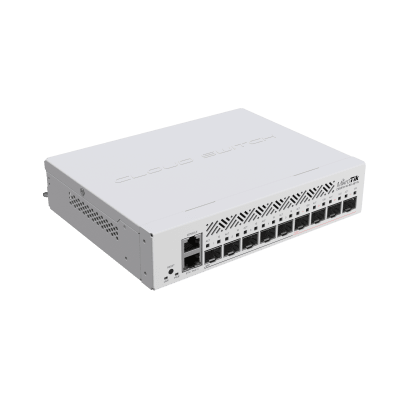 Cloud Router Switch con 1 puerto GbE/ 5 Puertos SFP/ 4 puertos SFP+ Ideal para Enlaces de Alto Rendimiento