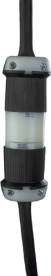 Conector Industrial con Bloqueo de Media Vuelta / 20 A 250 V CA / 2 Polos 3 Hilos / Color Blanco y Negro / Nema L6-20R.