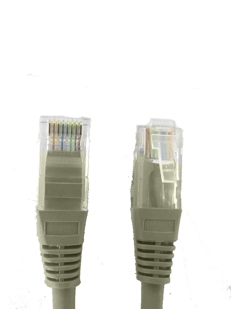 SAXXON P61UG - Cable patch cord UTP 1 metro / CAT 6 / Color gris