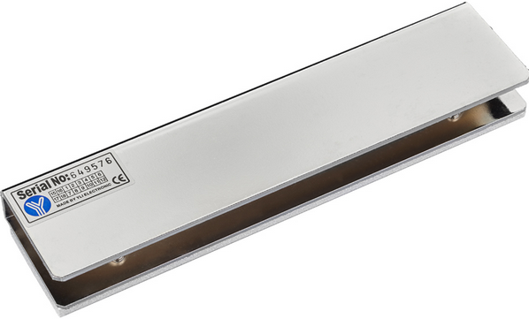 YLI MBK280UL - Soporte de Fijación tipo U para Puerta de Vidrio sin Marco / Compatible con Cerradura Magnética YM280NLED