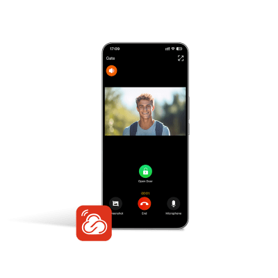 Licencia Permanente, Una Cuenta con Hasta 5 dispositivos App Fanvil Link , Monitoreo, Apertura Remota, Creación de Códigos QR
