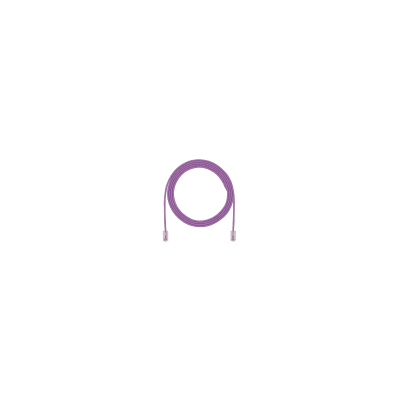 Cable de Parcheo UTP, Cat6A, Diámetro Reducido (28 AWG), CM/LSZH, Color Violeta, 20.3 cm (8 Pulgadas)