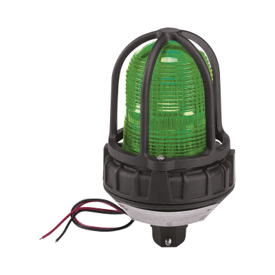 Luz de advertencia LED para ubicaciónes peligrosas, montaje tipo tubo, 120 VCA, Color Verde