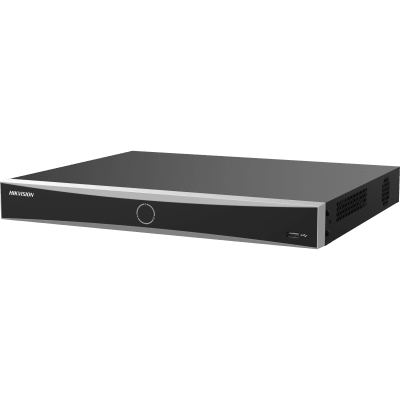 [AcuSeek] NVR 12 Megapixel (4K) / 8 canales IP / 8 Puertos PoE+ / AcuSense (Evita Falsas Alarmas) / Reconocimiento Facial / 2 Bahías de Disco Duro / HDMI en 4K / Alarmas I/O / 300 Metros PoE Modo Extendido