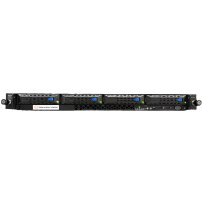 NVR Wisenet WAVE basada en Windows / Montable en Rack 1U / Incluye 1 licencia WAVE-PRO-04 / 470 Mbps throughput / Incluye 80 TB para almacenamiento