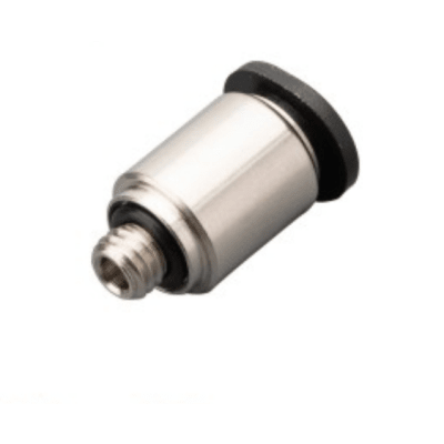 Racor Neumático Mini Push In / Conexión Recta Hexagonal / Para Tubo Ø4mm / Roscado M5 / Material Nylon