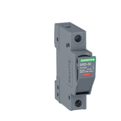 Porta Fusible CD 1000V 1 Polo Riel Din