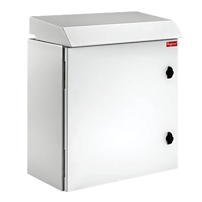 Gabinete Rack 19 UR ProTek Tipo 3R Exterior con Ventiladores Termostáticos / 92.2 cm x 60 cm x 61 cm (36.3 in x 23.6 in x 24 in) / Acero Gris RAL 7035  / Protección IP32 IK10
