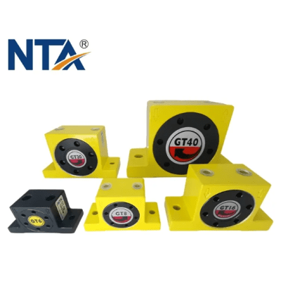 Vibrador Neumático por Turbina NTA-G10T / Puerto G1/8 / Accionamiento por Turbina de Aire / Alta Frecuencia de Vibración / Para Aplicaciones Industriales
