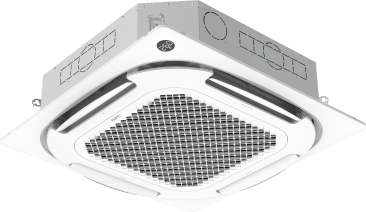 Set Minisplit Tipo cassette 3 ton 220-240 V / R32 / 17 seer Frio y calor