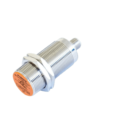 Sensor Capacitivo M30 / 10 mm Blindado / PNP NO / Conector M12 4-pines Rasante / IP67 / Protección contra Cortocircuito y Polaridad Inversa / LED Indicador Rojo
