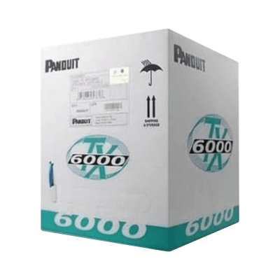 Bobina de Cable UTP 305 Metros (1000 Pies) de Cobre, TX6000? PanNet, Reelex, Amarillo, Categoría 6 Mejorado (23 AWG), PVC (CM), de 4 Pares