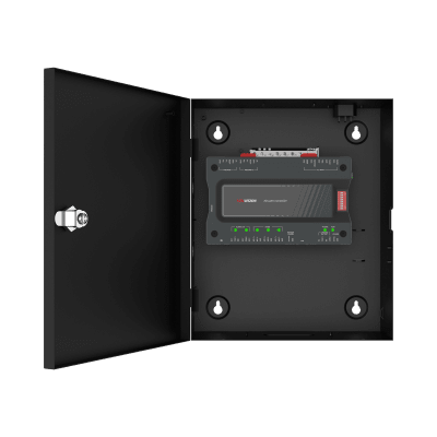 Controlador MAESTRO para Elevadores / Incluye Gabinete y Fuente / Control de Acceso para los pisos de los Elevadores por Huella o Tarjeta
