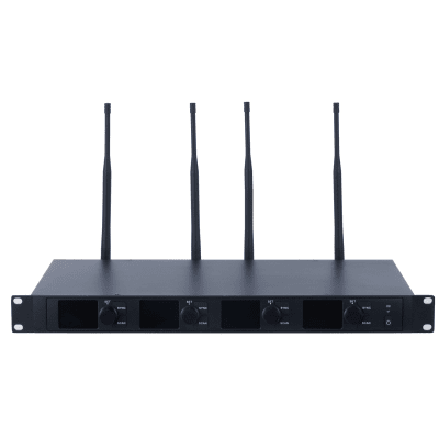 Receptor Micrófono Inalámbrico Digital UHF | Transmisión Digital U-Band pi/4-DQPSK | Distancia 80 mts | Encriptación de Audio | 2197 Ecualizaciones | 15625 Efectos de Reverberación | Pantalla LCD