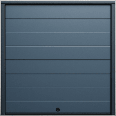 Puerta D / Garage D / Alta Calidad / Linea Central / Color GRIS /  acabdo DELUXE / 9X8 pies / AISLADA / Estilo Americana.