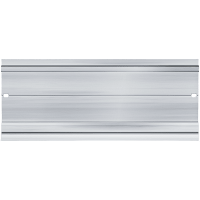 Riel de Montaje SIMATIC S7-1500 / 2000 mm Aluminio / Sin Tornillo de Puesta a Tierra / Para Terminales y Disyuntores / Integrado DIN Rail