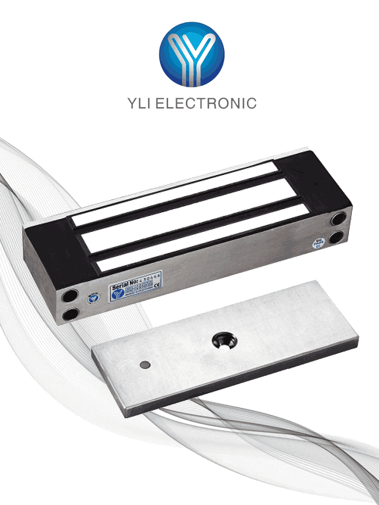 YLI YM500NW - Cerradura Magnética para exterior IP68 / Fuerza de Sujec ...