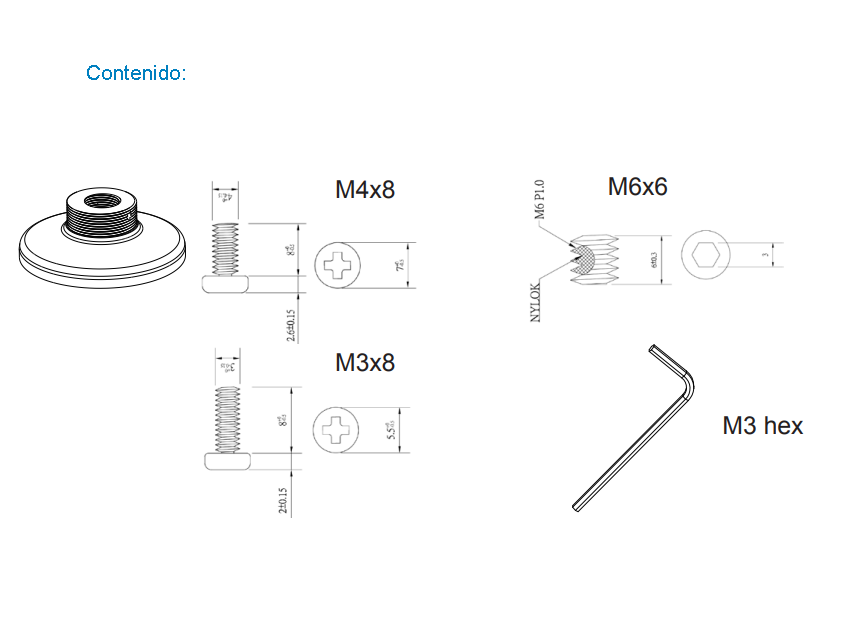 VIVOTEK AM-52E - Base para montaje en techo de camaras tipo domo, para exteriores, color blanco, material aluminio