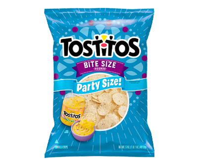 Green Tostitos Bite Size Rounds Party Size