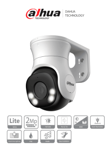 DAHUA HAC-PT1239A-A-LED – Camara PT de 2 Megapixeles HDCVI/ Full Color/ Lente de 2.8 mm/ 106 Grados de Apertura/ Microfono Integrado/ 40 Metros de Iluminación LED/ Super Adapt/ WDR Real de 130 dB/ IP66/ #LoNuevo
