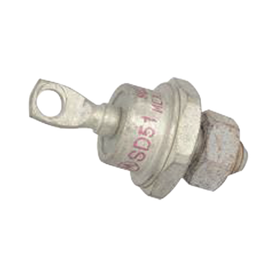 Diodo Schottky de Potencia SD-51, Rectificador de Silicio VRRM-45V, IF-60A, Catodo en Base del DO-5.