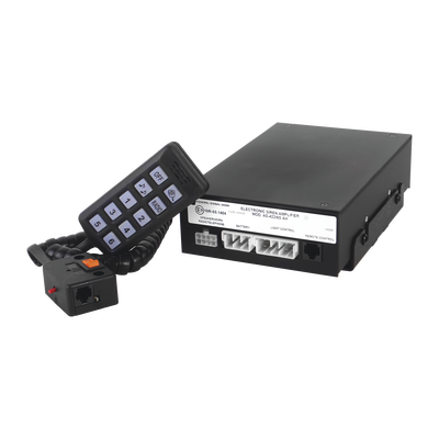 Sistema de Sirena y Micrófono , 100 Watts de Potencia,  para motocicleta y automóviles.