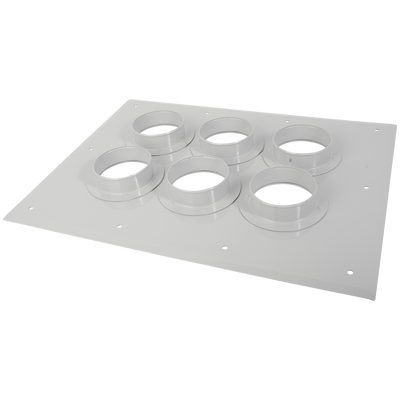 Placa Pasamuro con Capacidad de 6 Botas de 4