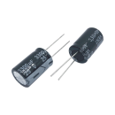 Capacitor Electrolítico de Aluminio, Radial de 3300 µFd, 25 Vcc, 105 °C, 18 x 25 mm.