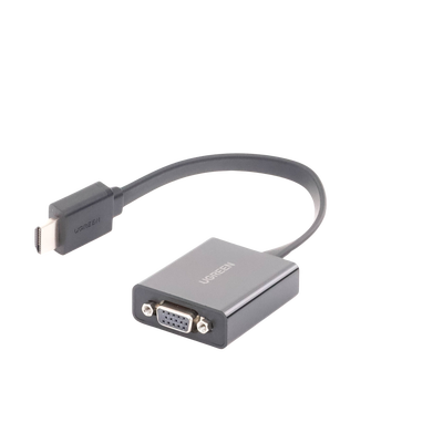 Adaptador HDMI a VGA / Resolución 1080P / Audio 3.5mm / Con Puerto Micro USB para Alimentación / Plug & Play / No Requiere Controlador / ABS / Flexible y Duradero - Image 4