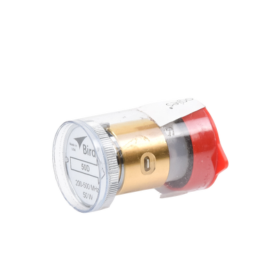 Elemento de 50 Watt en linea 7/8" para Wattmetro BIRD 43 en Rango de Frecuencia de 200 a 500 MHz.